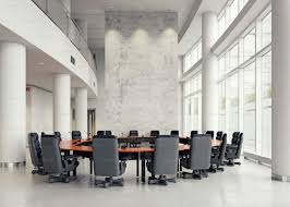 Executive Office Table with Side Drawer & Cabinet